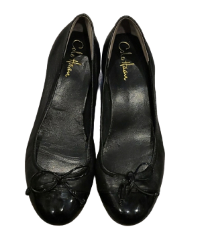 Cole Haan Nike Air black wedge heels